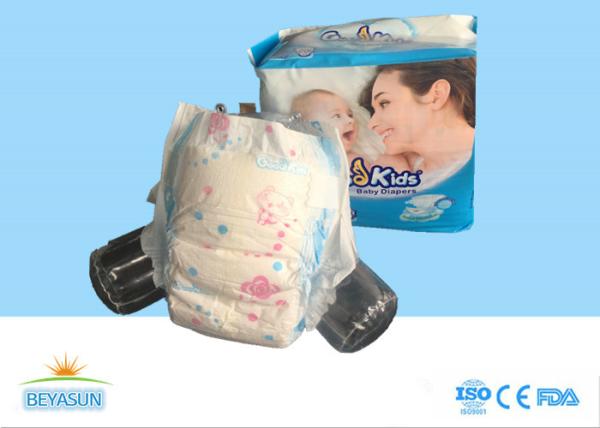 Tecidos descartáveis do bebê do algodão com toque macio do conforto do cuidado da absorvência super