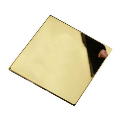A linha fina de aço inoxidável da folha do espelho de Rose Gold 304 coloriu o preto