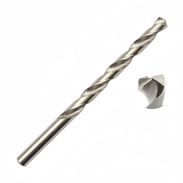 DIN340 Standard P6M5 M2 Bright Color HSS Straight Shank Twist Drill Bit for Metal Pvc Drilling