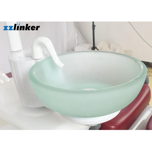 3 Memory Glass Spittoon Mobile Dental Chair With 8 Colors