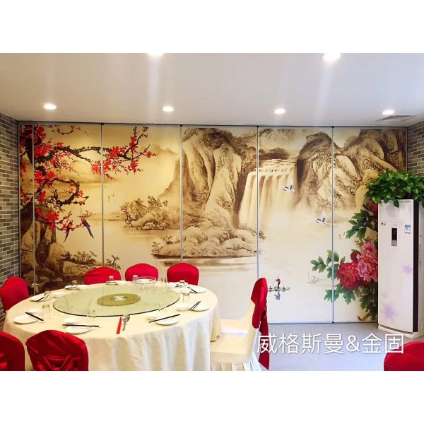 Fire Rating Class A Moveable Wall Partition Incorporating Aluminum Track Roller System Offering Smooth Operation and Fire Resistance