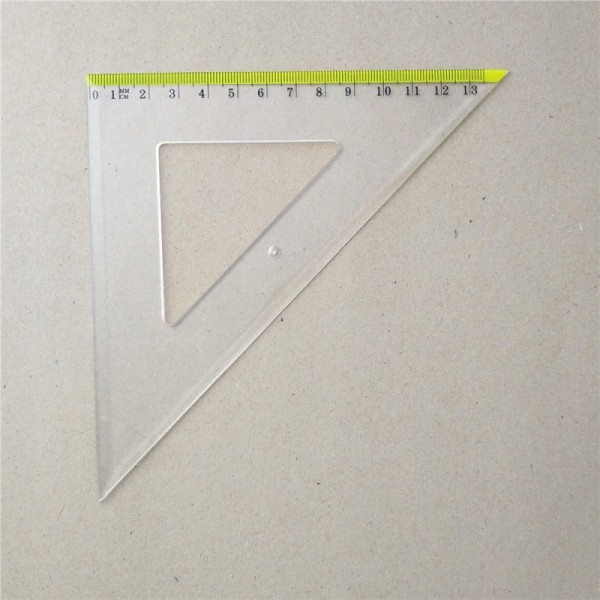 two color print plastic hot selling wholesale 30cm ruler set