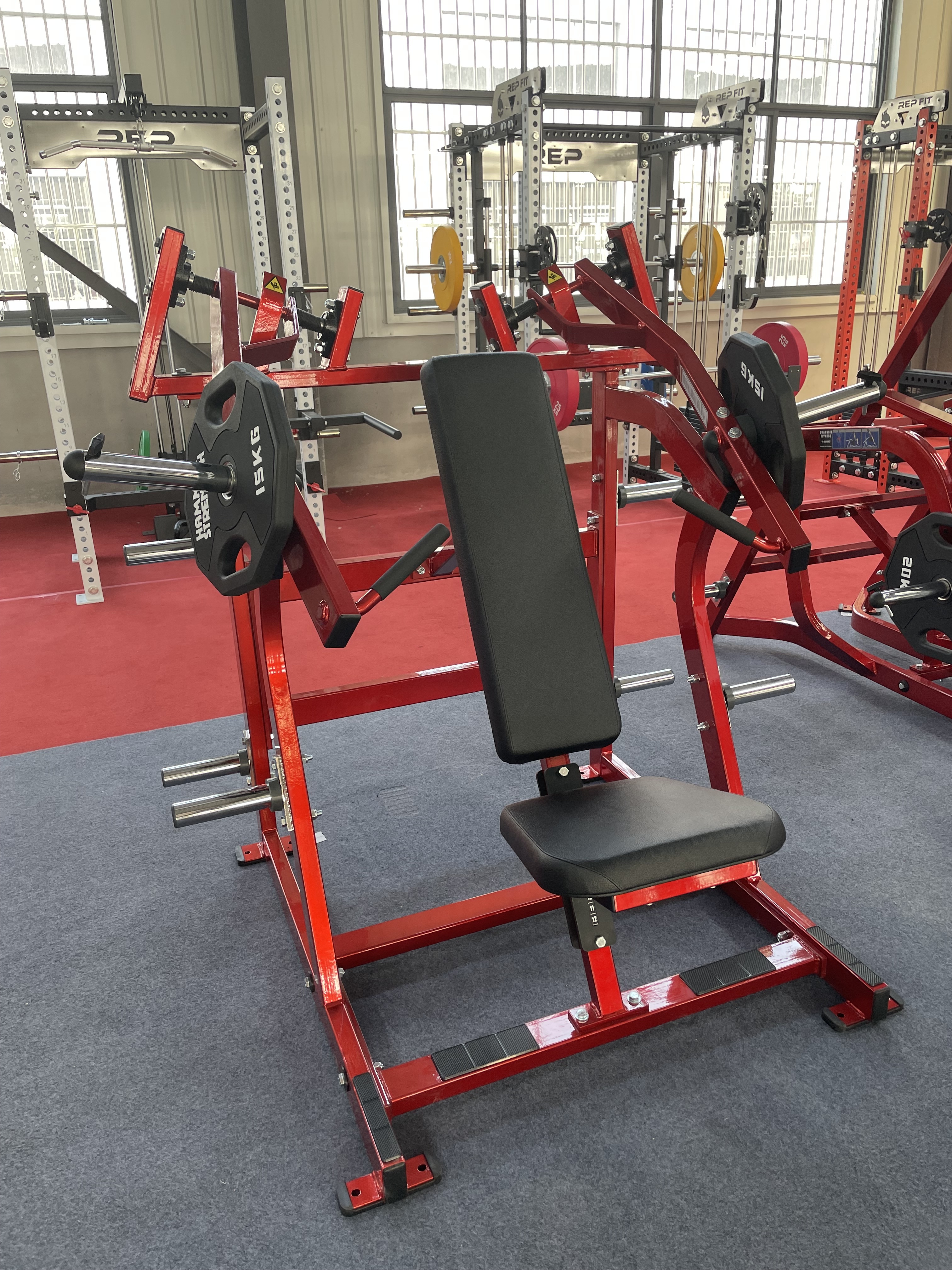 Lateral Super Incline Press Plate Loaded Steel Chest Machine for Upper Body Strength Training