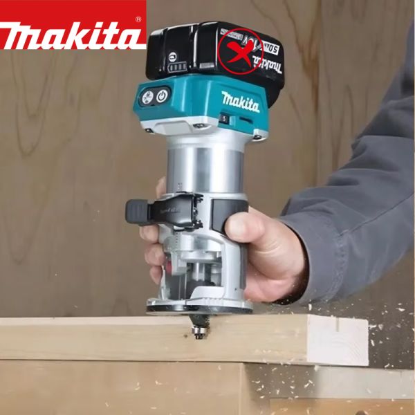 30000RPM Woodworking Electric Trimmer 5A Makita Edge Banding Machine