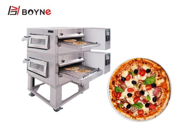 Restaurant Conveyor Commercial Pizza Oven High Efficiency LCD Display 30kw/H 220V