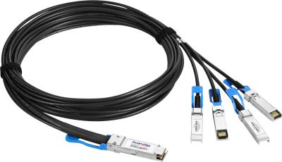 O anexo 100GBASE direto cabografa IEEE 802.3bj QSFP28 a 4*SFP28 DAC