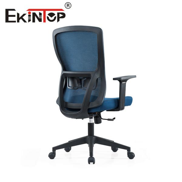 Pivot bleu Chaise de bureau ergonomique à dossier en maille universel pour Officeworks