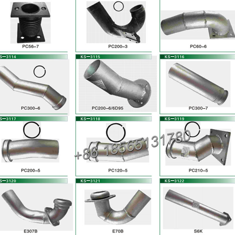 Muffler Clamp VOE14528382 EC135B EC140B EC160B EC180B EC210B EC210D for   Excavator Exhaust System Clamp 14528382