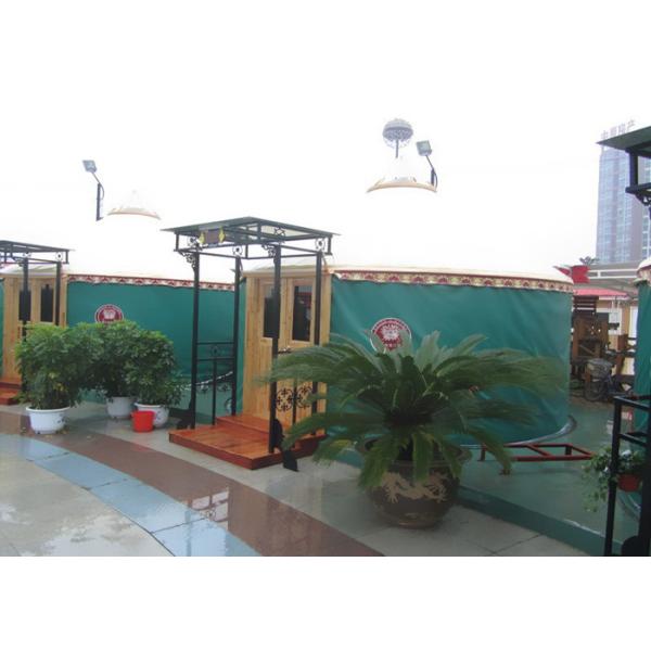 Long Life Span Modern Style Mongolian Canvas Yurt Tent , Mongolian Nomad Tent