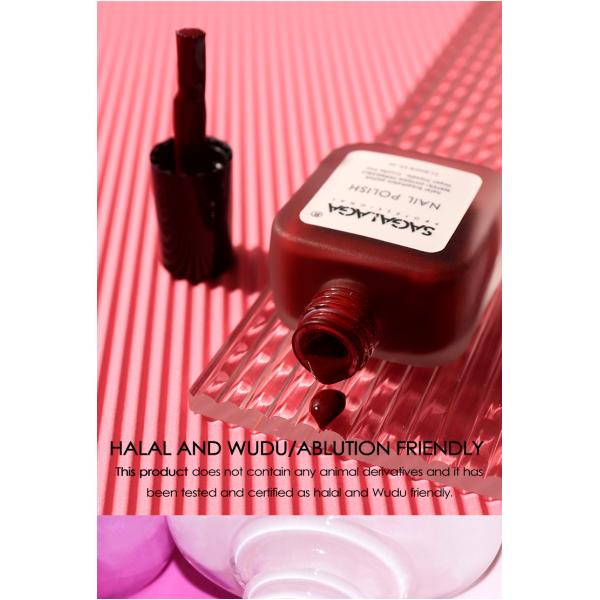 Polissage pour ongles à base d'eau de marque privée non toxique Perméable pour les enfants Peel off Respirant Halal Organique Respirant et Perméable