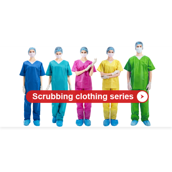Hotsale Uniformes De Hospital Wholesale Custom Doctor Scrubbing Suit Clinical Nonwoven Hospital Uniform