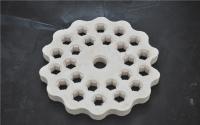 Alumina Ceramic Disc Refractory Kiln Furniture Wear Resistant High Density