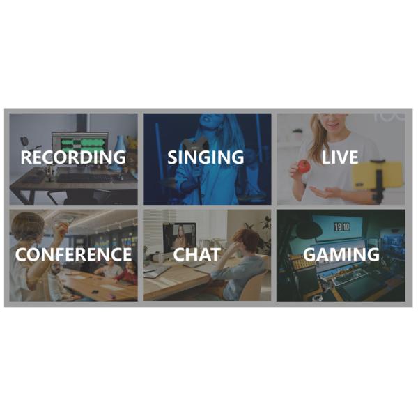 797audio AUCR01 High End USB Condenser Microphone Wireless Microphone for Mobile Phone Wireless Microphone on Batteries 120DB