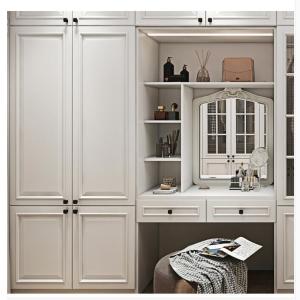 1800mm Solid Wood Wardrobe Closet Luxury Bedroom Wall Cabinets With Doors