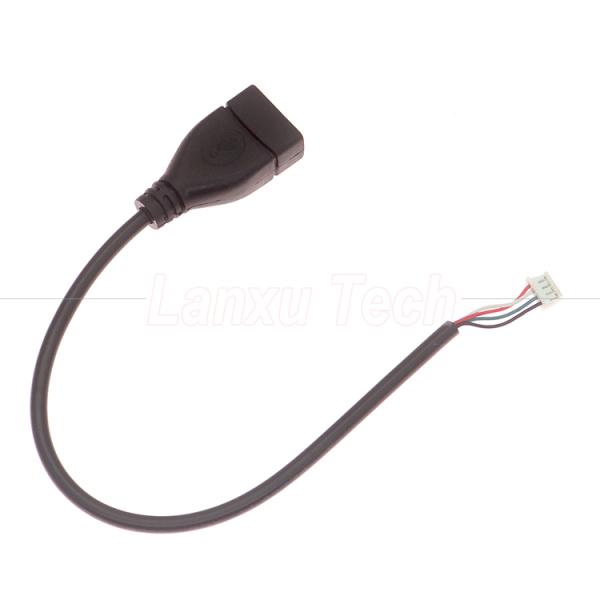 El cable de conector de USB de montaje Hembra a Hombre de JST ZH SH VH PH XH MX