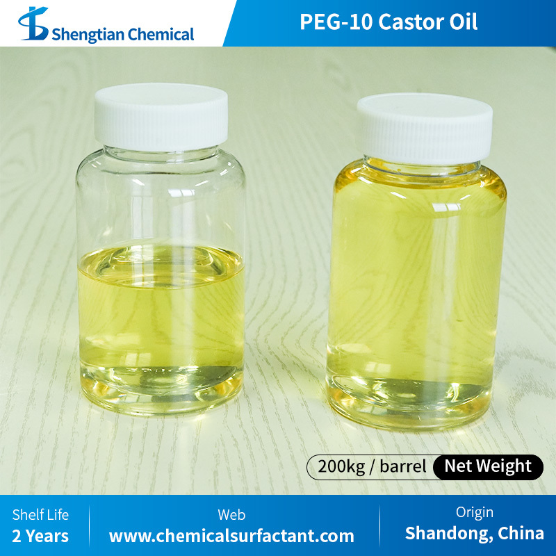 Polyoxyethylene Castor Oil PEG 10 Castor Oil CAS 61791-12-6 HLB 6-7