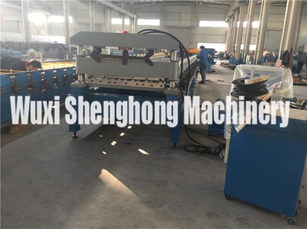 Steel Ribbed Roof Wall Panel Corrugated Iron Rolling Machine Easy Instaleed
