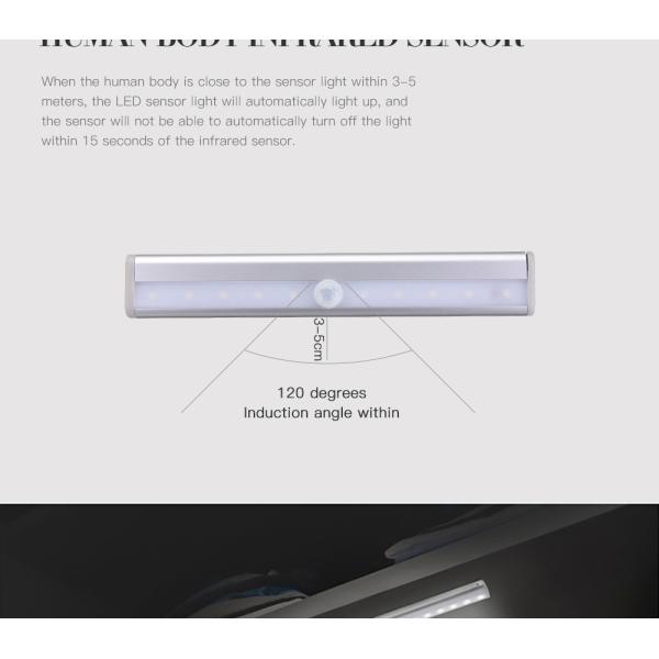 USB Battery Operated LED Night Light Alumimum + PC Cover Material