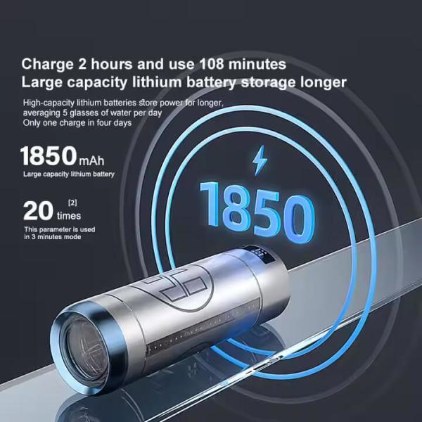 SPE PEM Technology Hydrogen Water Bottle 300ML Hydrogen Rich Water Generator 5000ppb