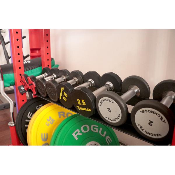 Weight Lfiting Rubber Dumbbells Rolling Prevent Durable Rust Proof High Safety
