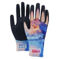 Landscape Printed Latex Mens Gardening Gloves Thorn Proof Yardwork Safety Gift For Gardeners