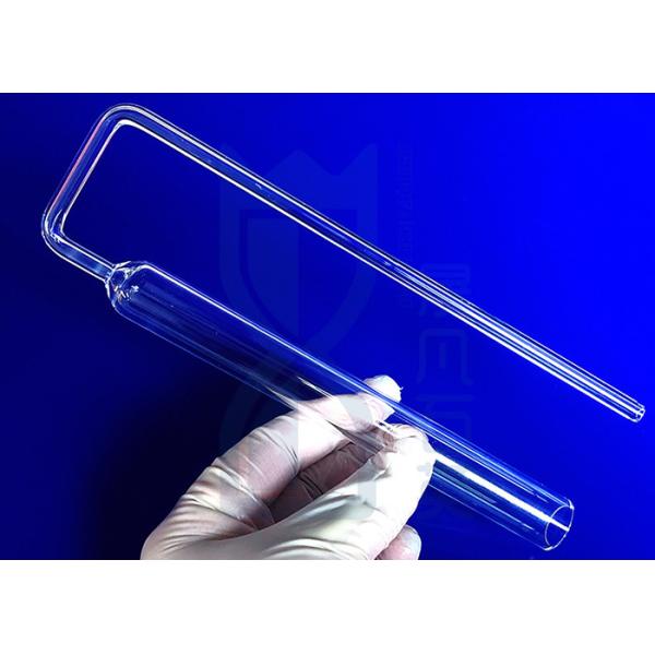 Высокий светлый капиллярный сосуд кварца цилиндра SIO2 стекла кварца пропускаемости