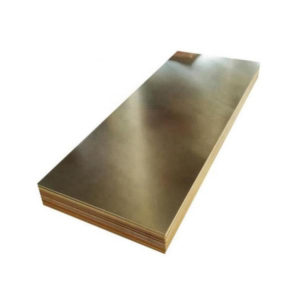 cor pura do ouro do metal de folhas de bronze H65 da placa 1000x3000 de cobre H62 H90 H80
