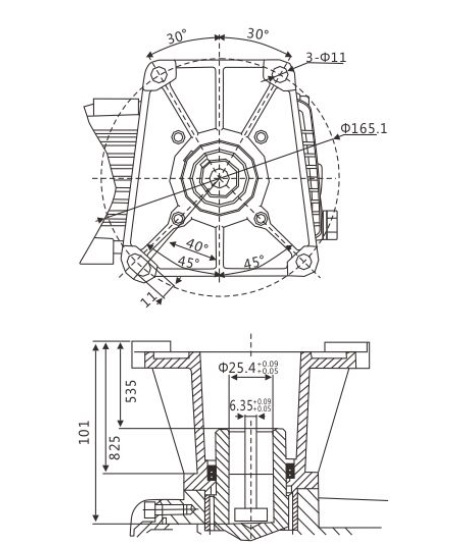 FLOWMONSTER gasoline/diesel engine drive washer pump 3WZ-1807D1A brass high pressure triplex plunger pump 250Bar 15LPM