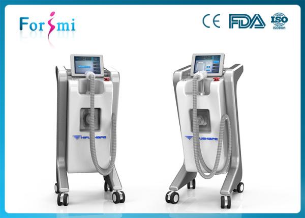 low risk HIFU Machine 500W Power 250Khz frequency Pulse width 0.5s