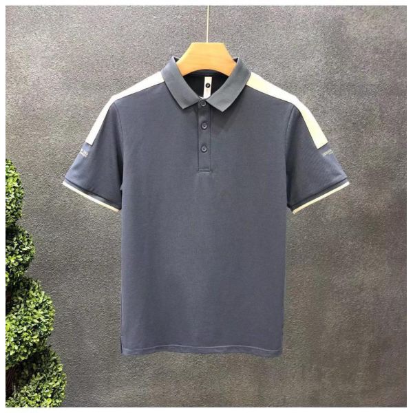 New Men's Printed Polo Shirt Blank Men's Polo T Shirts Embroidered Plain Short Sleeve Casual Polo Shirts