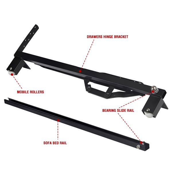 Metal Furniture Accessories Sofa Functional Hinge Lifting Mechanism