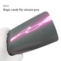 K003 Magic Candy Flip Volcan Couleur grise Peinture de voiture Film de protection personnalisé