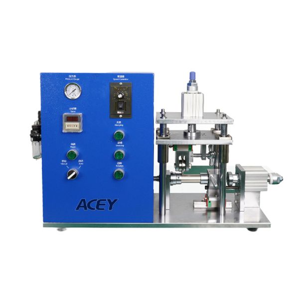 Semi Automatic Cylindrical Battery Case Grooving Machine for 18650/21700 Cells