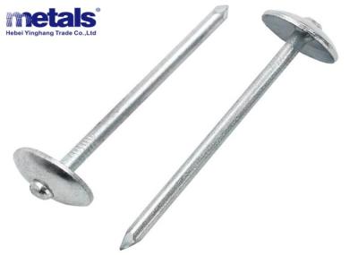 2.5X9 Smooth Shank Electro Galvanized Roofing Nails For Roofing Sheet
