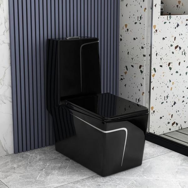 Лоснистая полива яма смешивания туалета Commode 1 части роскошная размечая 220mm