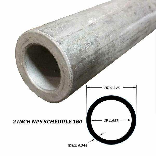 A tubulação sem emenda de aço inoxidável de 2 NPS programa a tubulação 160 316L de aço inoxidável