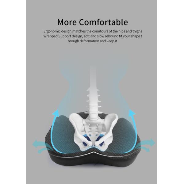 Custom Logo Accepted Memory Foam BBL Pillow for Pain Relief and Home Seat Function