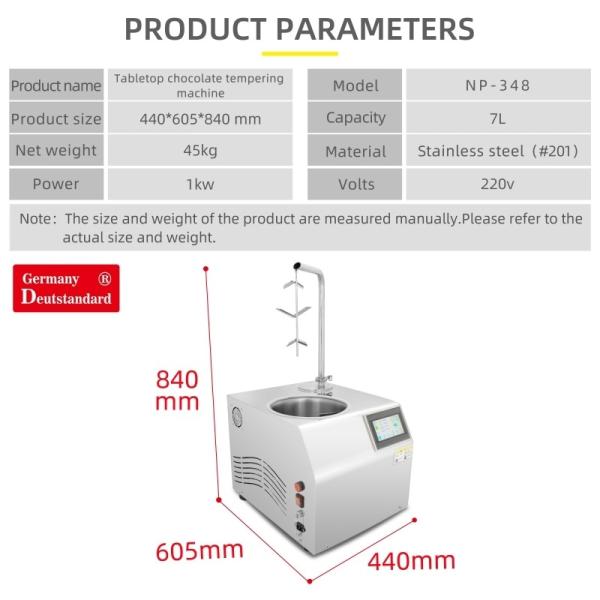 Multiple Control Liquid Chocolate Dispenser with Customized Voltage and Two Motors