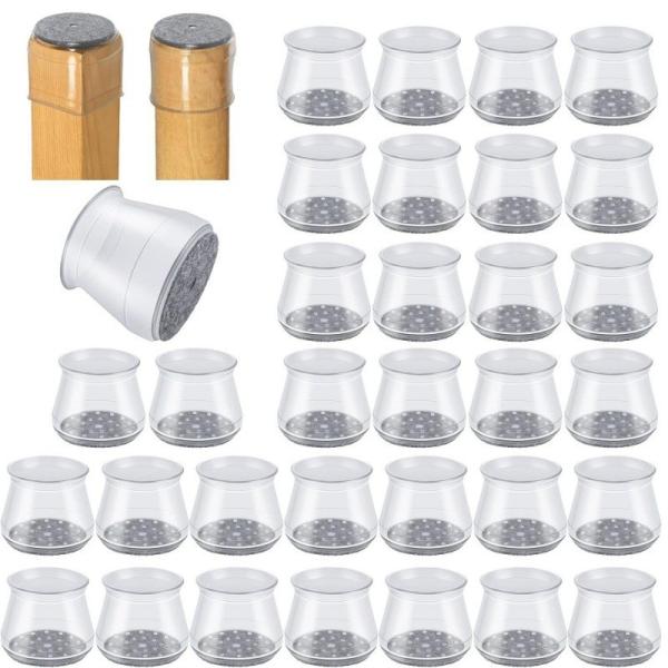 Силиконовые стулья защитные покрытия для ног Силиконовые мебели из фильта Покрытия для ног Покрытия для полов из твердого дерева Подходит: 1,3 