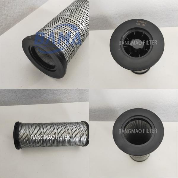 Glass Fiber Replacement Parker Hydraulic Filter 936974Q for Industrial Excavator