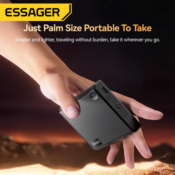 ESSAGER ES-D017 Series Wireless Charging Power Bank 10000mah Ultra Thin Fast Charging