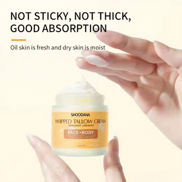 ODM / OEM Organic Natural Moisturizing Soothing Hydrating Dry Skin Face Cream Balm Tallow Cream for Skin Care