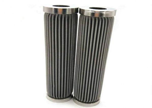 Stainless Steel Pleated Filter Mesh with SS304 SS316 Material for 1-300um Filtration Range and -196℃-400℃ Temperature Resistance