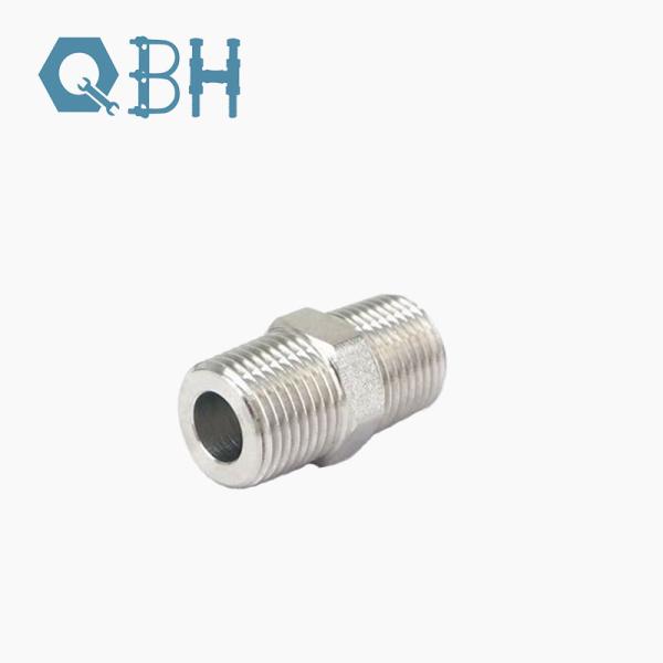 Brass Nipple Fitting Pipe Connector Screw Pipe Connector