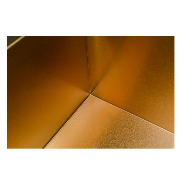 Розовая раковина 457mm*381*254mm нержавеющей стали золота SUS304 PVD