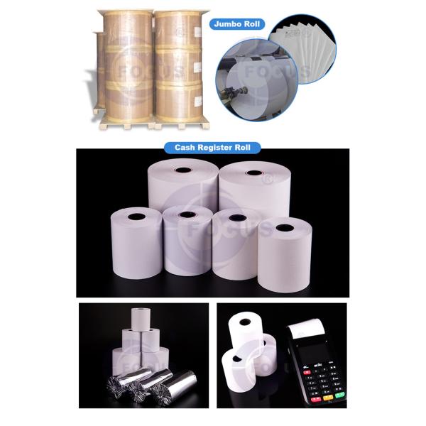 Focus Brand 100% Virgin Wood Pulp Thermal Paper Eco Top Coated