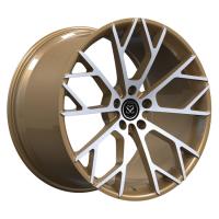 O bronze fez à máquina bordas que forjadas côncavas das rodas 21inch para Lamborghini Aventador desconcertou