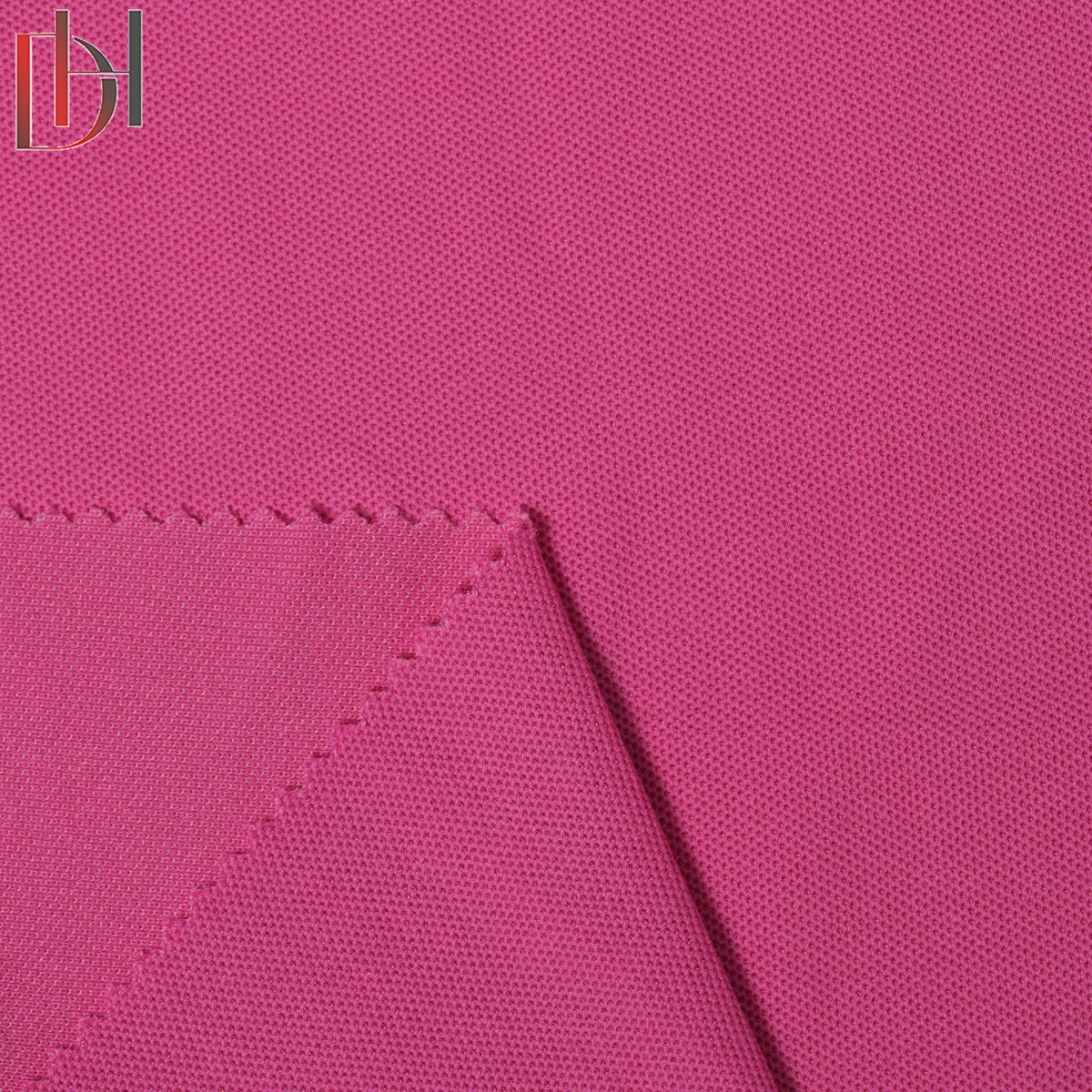 Wholesale Breathable Double Pique Fabric 63% Cotton 37% Polyester 210gsm For Garment Factories