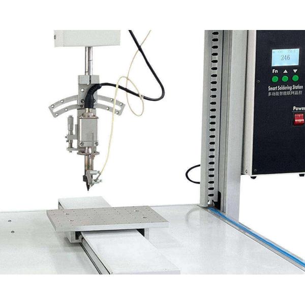 4 Axis Movement Automatic Soldering Machine with 0.6~1.5mm Solder Wire and ±0.02mm Repeat Accuracy Desktop Solder Robot