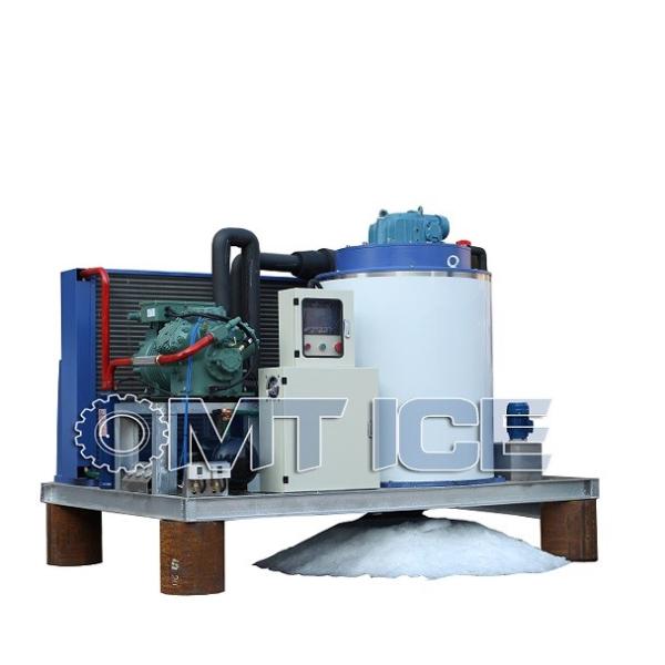 8ton Flake Ice Maker Machine For Fishes Storage with Compressor Bitzer